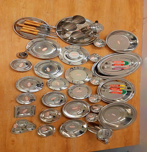 Bride's Super Steel Stainless Steel Set 129 pcs Jumbo
