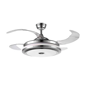 Fresh decorative ceiling fan with plastic blades, Bluetooth, and remote control - FRESH BLEUTOOTH