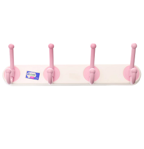 Mid Star Tornado Wall Hanger with 4 Clips – White & Rose