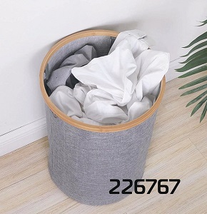 Imported Laundry Basket OEM Linen with Wooden Frame – Code EE-106
