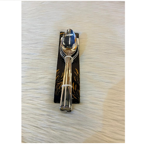 Set of 6 Stainless Steel Dessert Spoons Aurora Model – Abu Hamda

