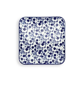 Rectangular Flat Porcelain Plate Danny Home 10 inch Size 26×26×2 cm

