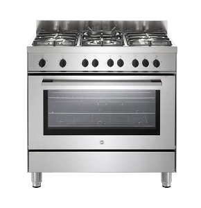 Hoover Gas Cooker 5-Burner 60x90 Stainless Steel HGG95LPGEEGY2