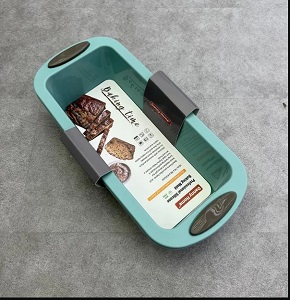 Danny Home silicone cake mold rectangular with handles DH3399-BLUE

