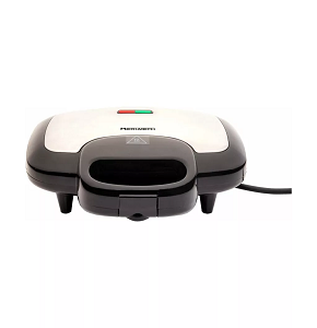 MediaTech Waffle Maker, 700 Watts, White & Black - MT-WM204