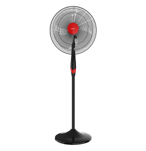 TORNADO Stand Fan 18 Inch 4 Blades Remote Black