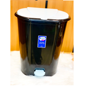 Tornado Trash Can with Pedal_Black×Light Grey_Mid Star

