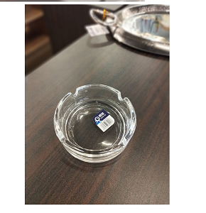 Living Home Glass Ashtray, Transparent – Classic durability with pure design. LXYG10535

