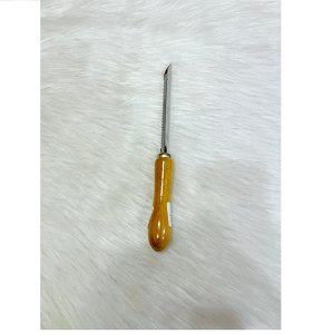 ROCKY Vegetables Peeler, Stainless With Wooden Handle