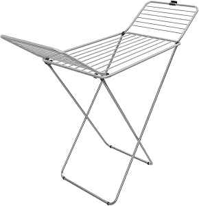 VILIDEA silver metal clothes drying rack 18meters 4023103211261

