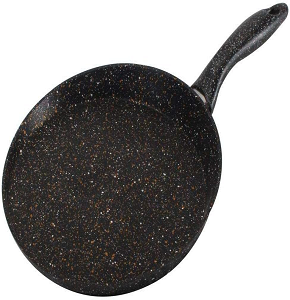 Granite Crepe Pan - Top Chef - Size 28 - Round Black

