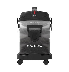 TORNADO Pail Can Vacuum Cleaner 1800 Watt Black TVC-1800B