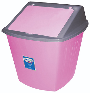 Smiley Rio 30L Basket_Light Rose×Dark Grey_Mid Star

