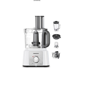  Kenwood food processor, 1000 watts, white, international warranty-FDP65-400WH-IG