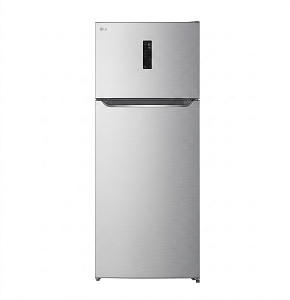 LG Refrigerator – 523 Liters, Digital, Silver - GTF522PVAN
