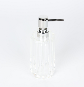 Soap Dispenser Bottle 220ml With Silver Pump F4415