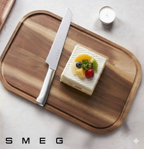 Smeg Dessert Knife – Stainless Steel Handle - abdo - 2434