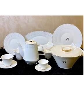 Dinner set 60 Q Dorobina WDJ24-0907G GG Bone Pearl Mix and Match

