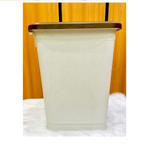 Aksa Ware Slim trash bin 25L dotted beige
