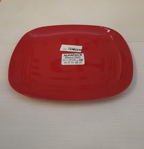  Dinner Plate 26*26 Red
