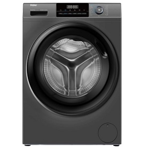 Haier Washing Machine 8kg Front Load, Inverter, Grey - HW80-BP14929AS6