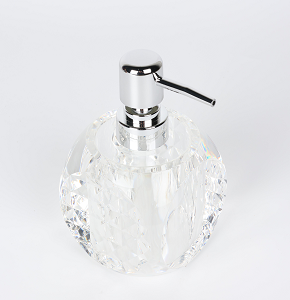 Soap Dispenser Luxury Cut 200ml With Silver Pump 6827P