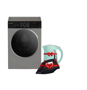 ARISTON FRONT LOAD WASHING MACHINE INVERTER 9KG GREY  WFST9GWHR