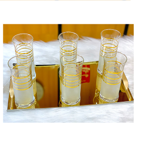 2M set elhusn 6 pieces saucer set

