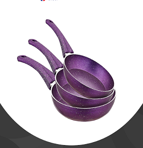 Granite frying pan set 3Q Bonasera 4mm
