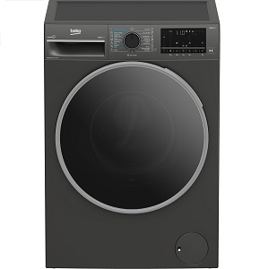 BEKO WASHING MACHINE AUTOMATIC 10 KG WITH DRYER 6KG 1400 RPM GREY BWD10640MCI