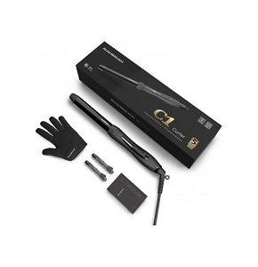Rush Brush Hair Curling Titanium Heat Up To 230C, Black C1 CURLER