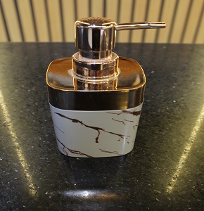 Imported square plastic shower scrubber