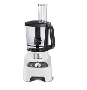 Moulinex Double Force Food Processor, 1000 Watt, 27 Functions, Black / White - FP823125
