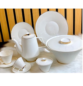 Dinner set 60 Q Dorobina WDJ24-0813G GG Bone Pearl Mix and Match
