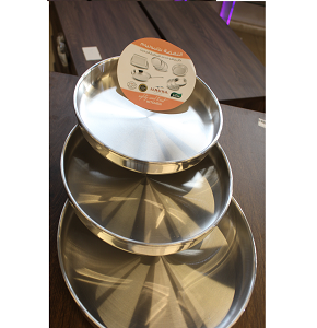 Al-Nahda Basbousa Plain Tray Set (24-26-28)

