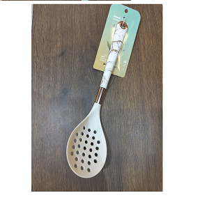5502163: Olive Perforated Ladle - Strain and serve with style.