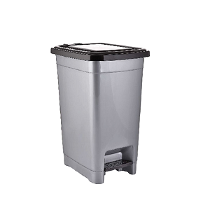 Aksa Ware Slim trash bin 25L dotted gray
