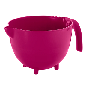 Fuchsia-colored Mixing Bowl with Handle






