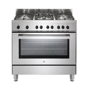 Hoover Gas Cooker 5-Burner 60x90 Stainless Steel HGG95LPGEEGY2
