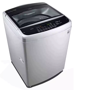 LG washing machine 14 kg top-load Inverter and TurboDrum technology silver - T1466NEHGU-1
