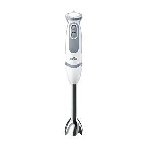 Braun MultiQuick 5 Vario Hand Blender with Attachments, 1000 Watt, White/Grey, MQ 5245 WH, International Warranty

