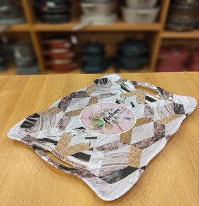 Zigzag Melamine Tray Size 4 (AST)
