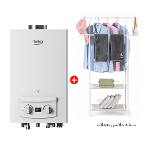 BGWH 6LW - Beko Digital Gas Water Heater, 6 Liters, White