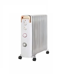 Raslan oil heater, 11 fins, white  RS-11VM