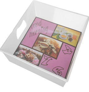 Al Sharif Square Tray 38 cm
