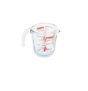 Small measuring jug with handle 0.25 liters Pyrex
