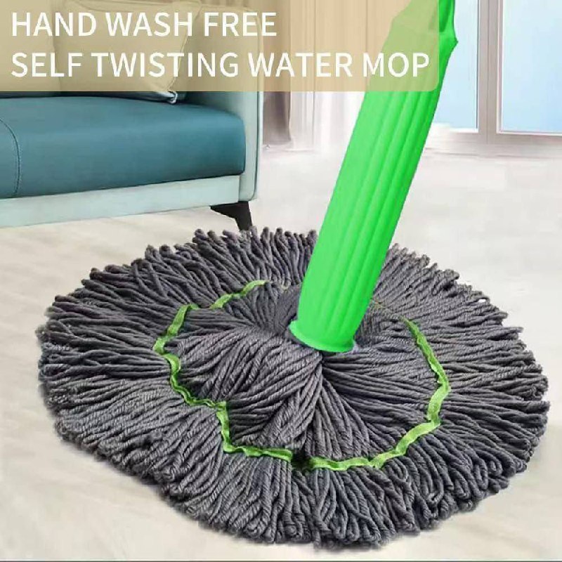 Mop with built‑in wringer