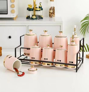 10-Piece Spice Set with Stand Code JJ679-1
