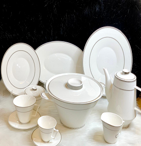 Dinner set 60 Q Dorobina WDS2-41015P GG Bone Pearl Mix and Match

