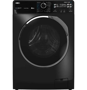 ZANUSSI WASHING MACHINE 7 KG STEAMMAX 1200 RPM INVERTER BLACK - ZWF7221BL7